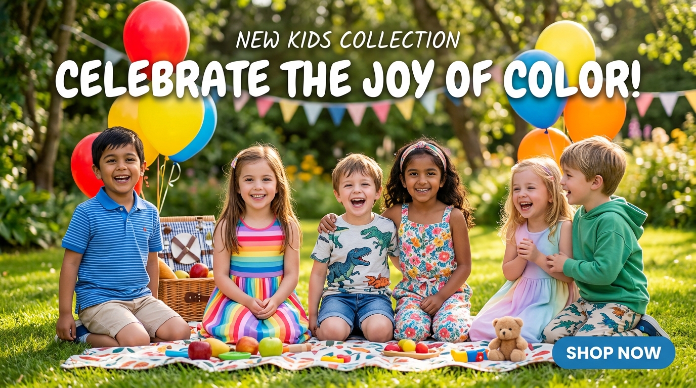Kids Wear Fashion - Celebrate The Joy of Color