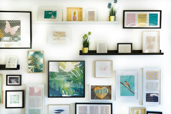 Abstract Canvas Textured Framed Wall Art